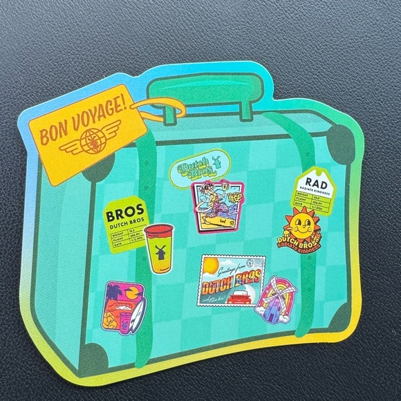 DUTCH BROS MAY 7 2025 STICKER SUITCASE - Picture 1 of 4
